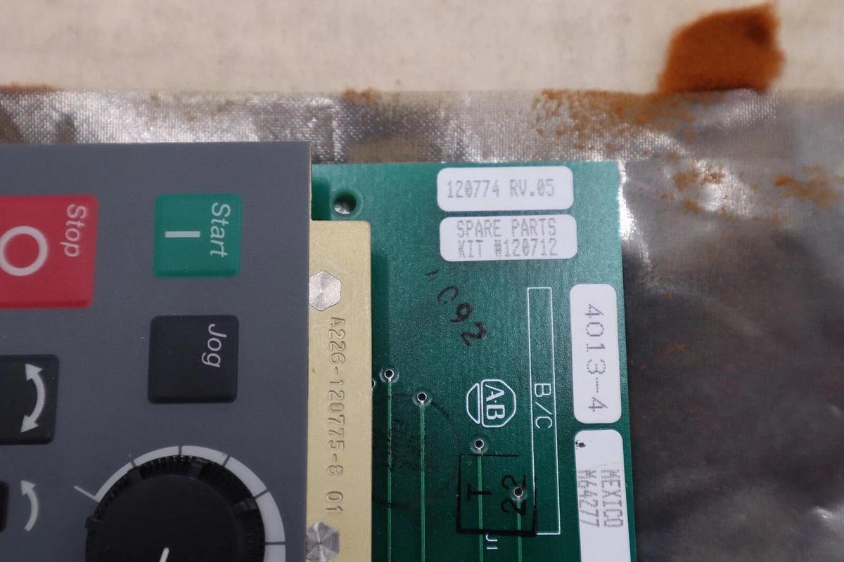 Used Allen Bradley 135466 Operator Keypad Panel Board #2344
