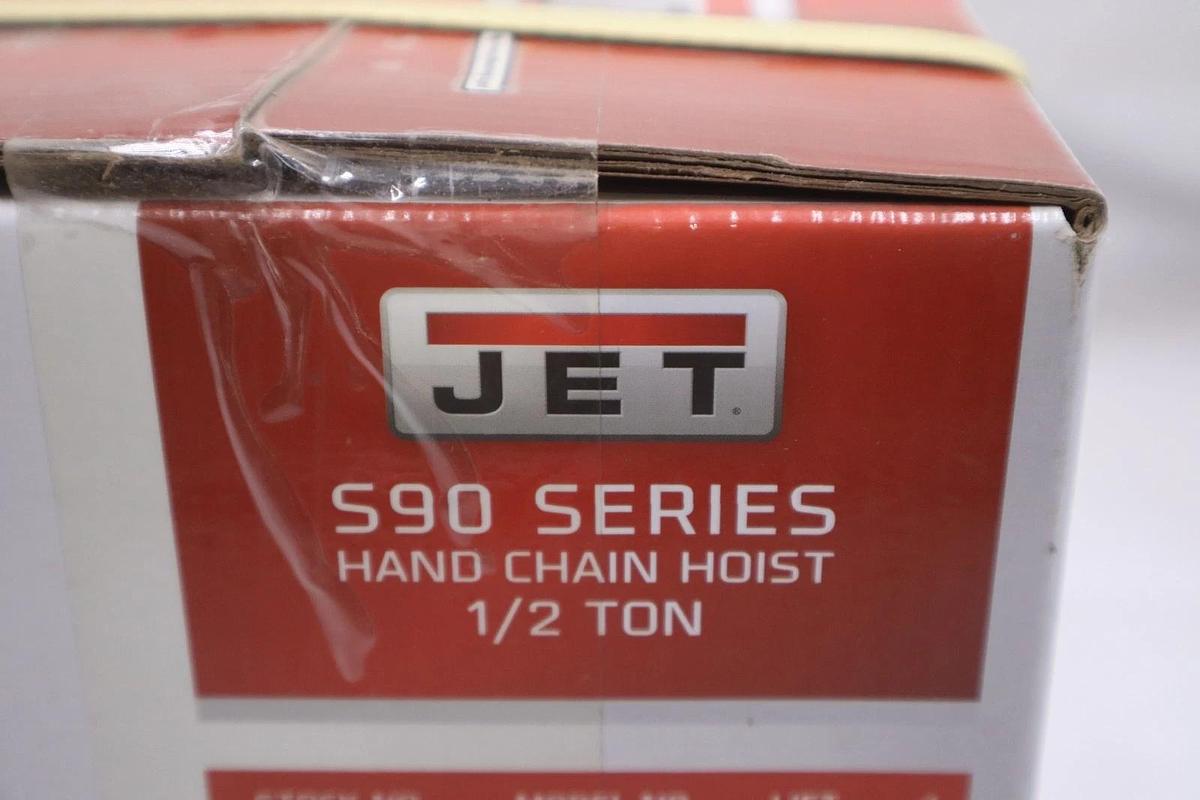 Used JET Hand Chain Hoist - S90-50-15 1/2-Ton (15' Lift) NEW IN BOX STOCK GF-1339