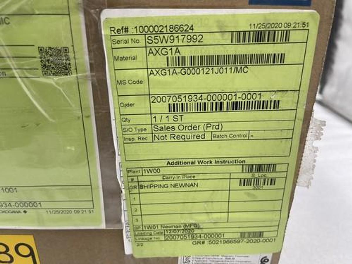 NEW YOKOGAWA ADMAG AXG MAGNETIC FLOWMETER AXG1A / AXG1A-G000121J011/MC STK 3401