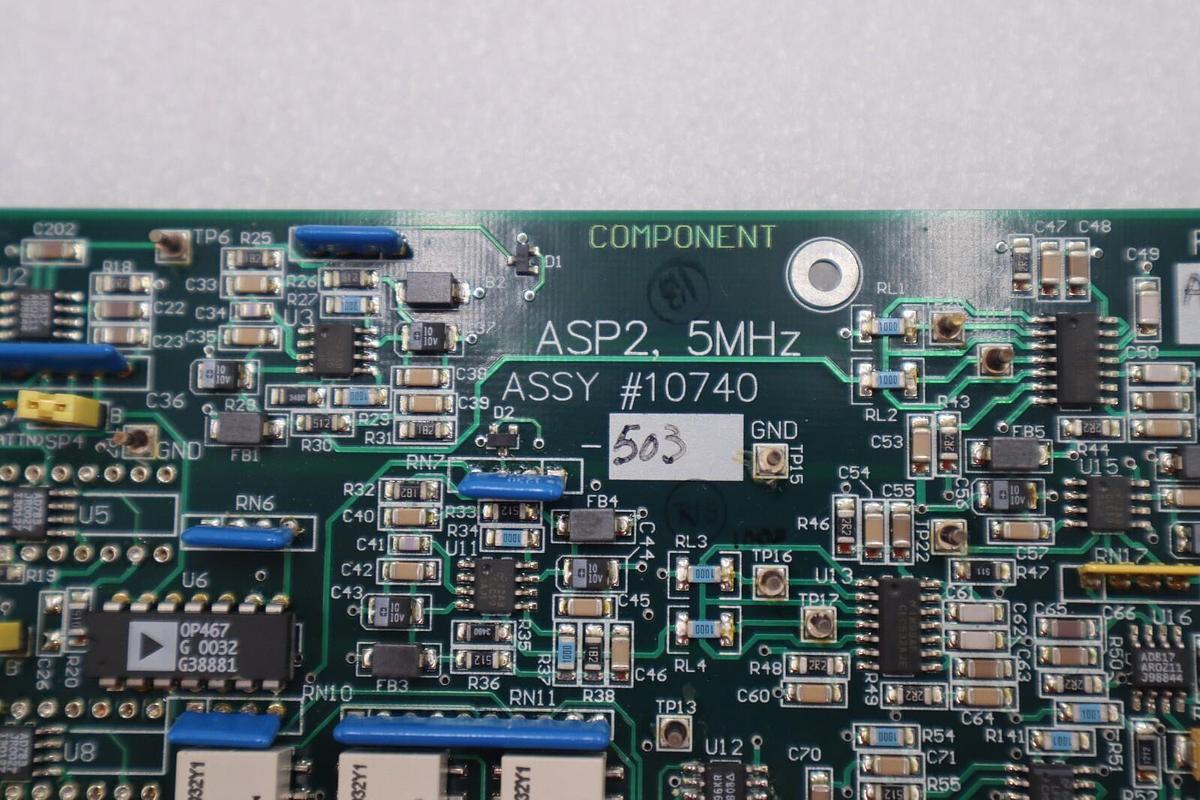 Used GSI LUMONICS ASP2 5MHz ASSY 10740-503REF 3D GENERAL SCANNING LASER BOARD #2846