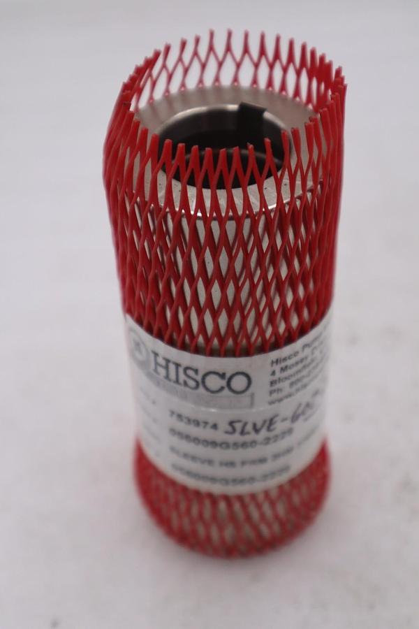 Used HISCO PUMP SLEEVE HS FRM SHM 316SS PART #056009G560-2229 STOCK GF-394A