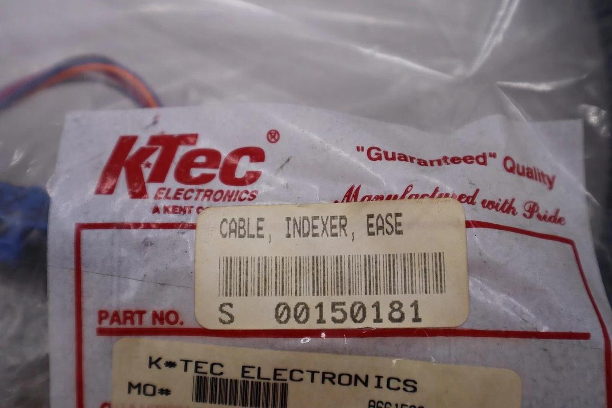 Used K-TEC ELECTRONICS A661538 REV F CABLE, INDEXER, EASE NEW STOCK #2877