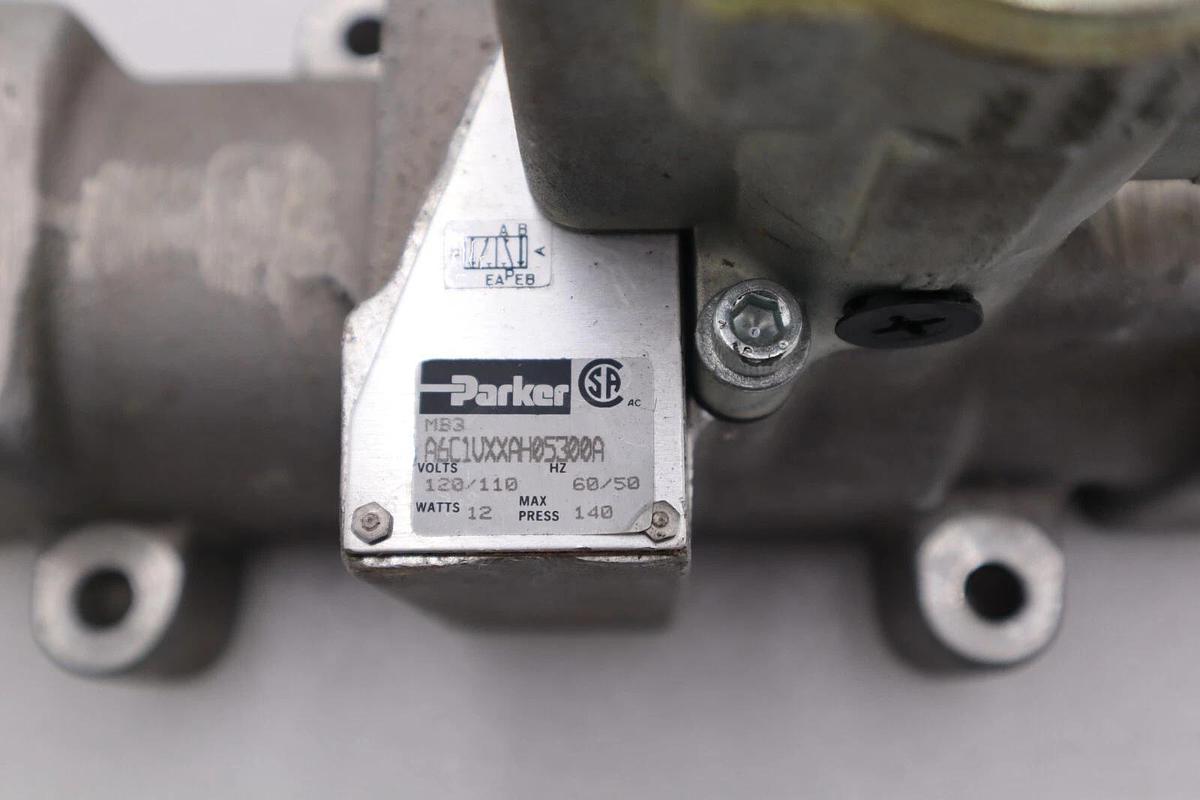 Used PARKER A6C1VXXAH05300A, 140 MAX INLET PRESSURE VALVE STOCK 2060