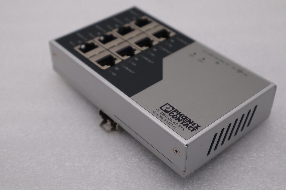 Used Phoenix Contact FL Switch SF 8TX Eight Port Industrial STOCK K-95C