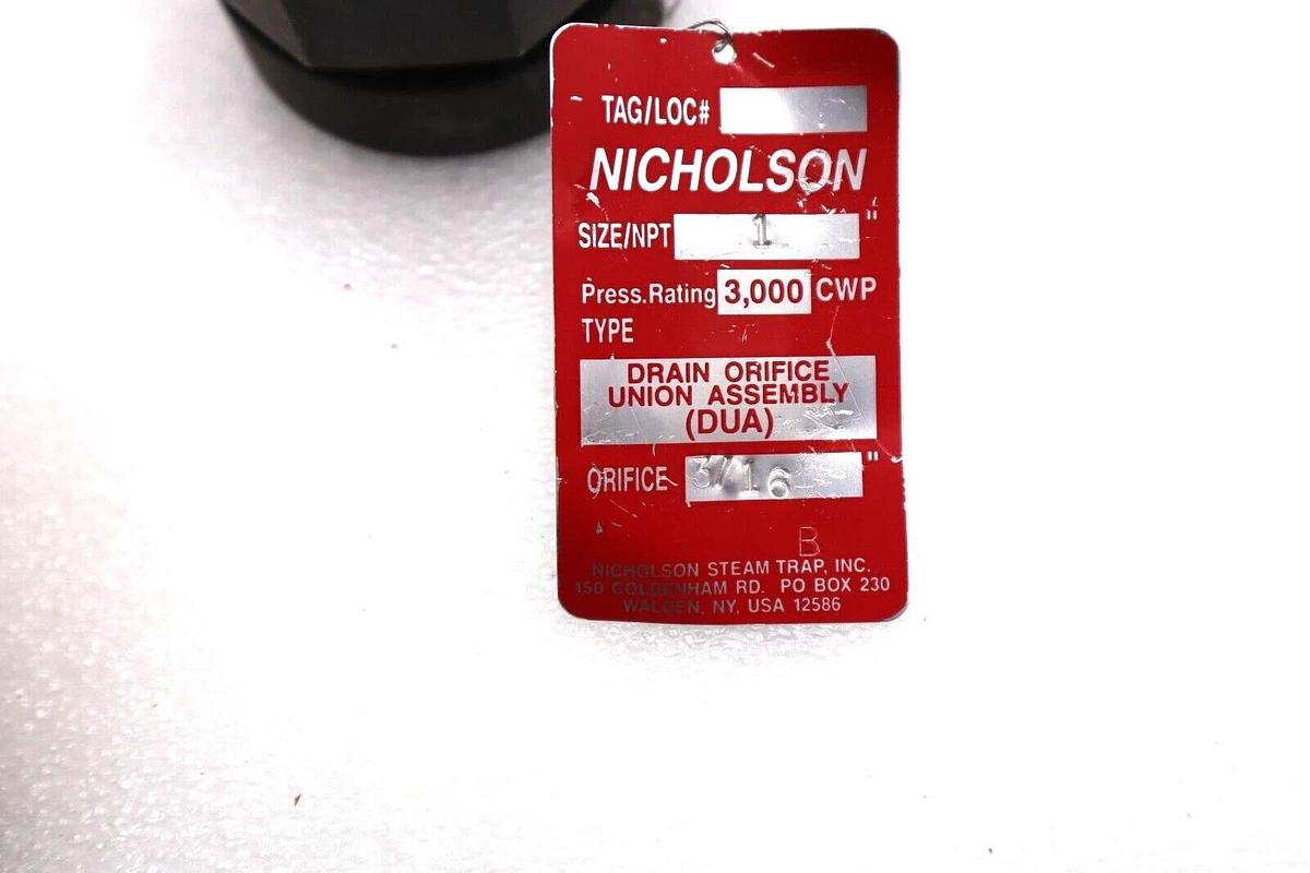 Used NEW NICHOLSON UNIFLEX PIPE COUPLING CARBON STEEL UNIFLEX PIPE COUPLING 1" #L-652