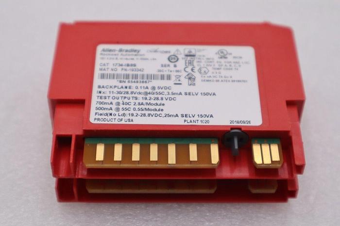 Used Allen-Bradley 1734-IB8S DIGITAL SAFETY INPUT MODULE POINT GUARD I/O STOCK 2417A