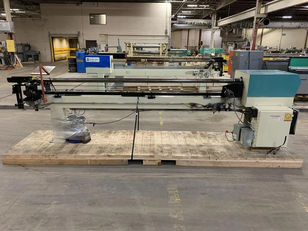 Used 120" WIDE AUTOMATIC HANDLING MODEL SHARK-10 CORE CUTTER 3" CORES