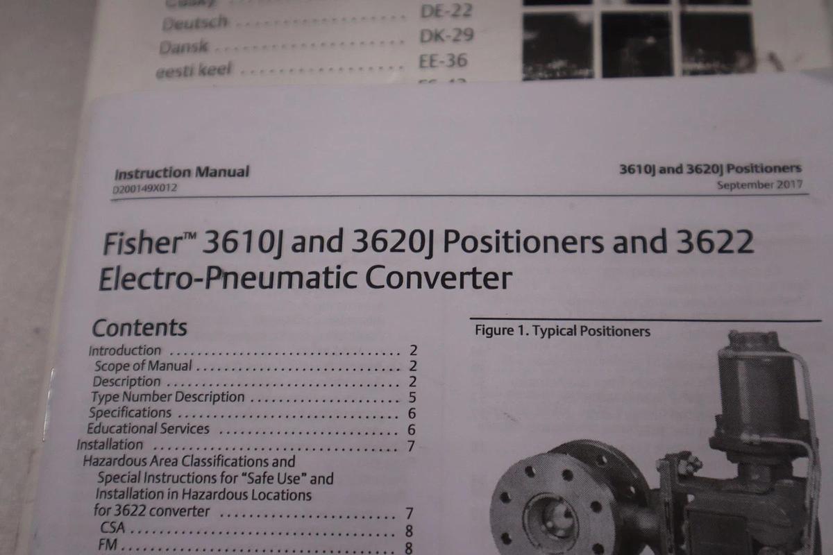 Fisher Valve Positioned Series 3600 - NEW UNIT STOCK GF-426