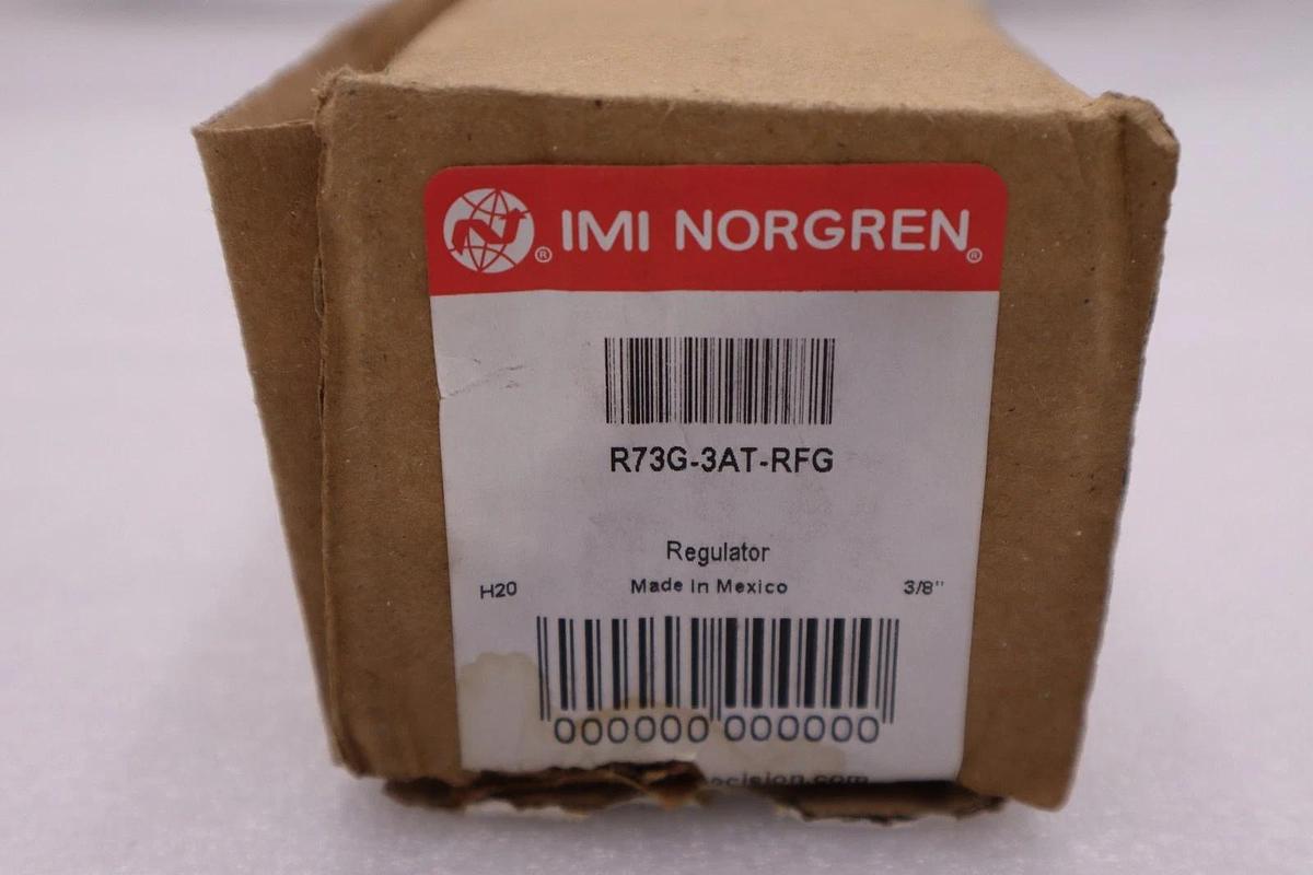 Norgren Pressure Regulator R73G-3AT-RFG 300 PSIG Inlet 0-60 PSIG Outlet Range