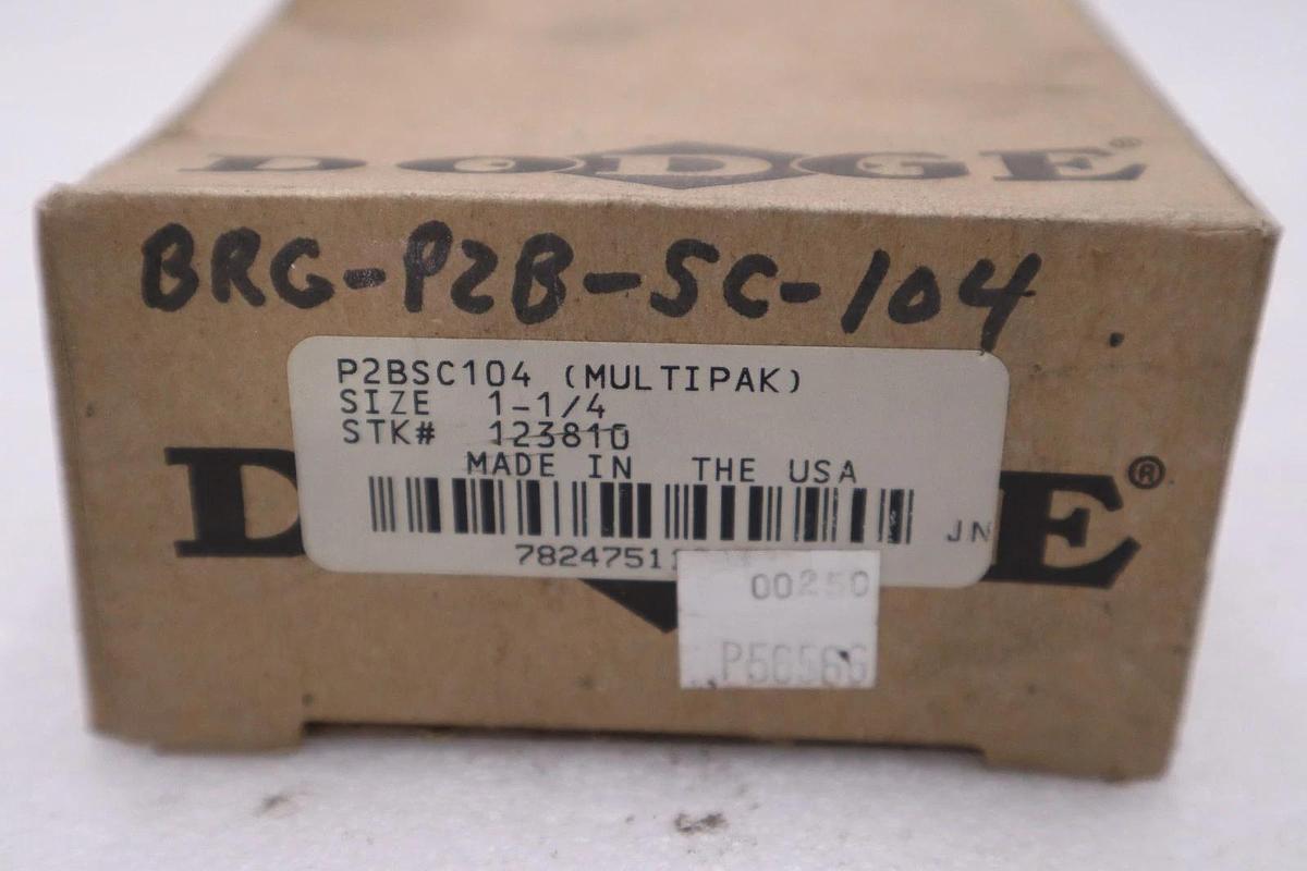 Used DODGE P2B-SC-104 123810 BEARING - STOCK GF400