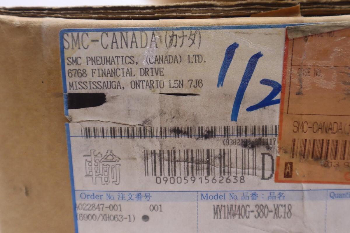 SMC MY1MW40G-380-XC18 NEW UNIT IN BOX STOCK S-335