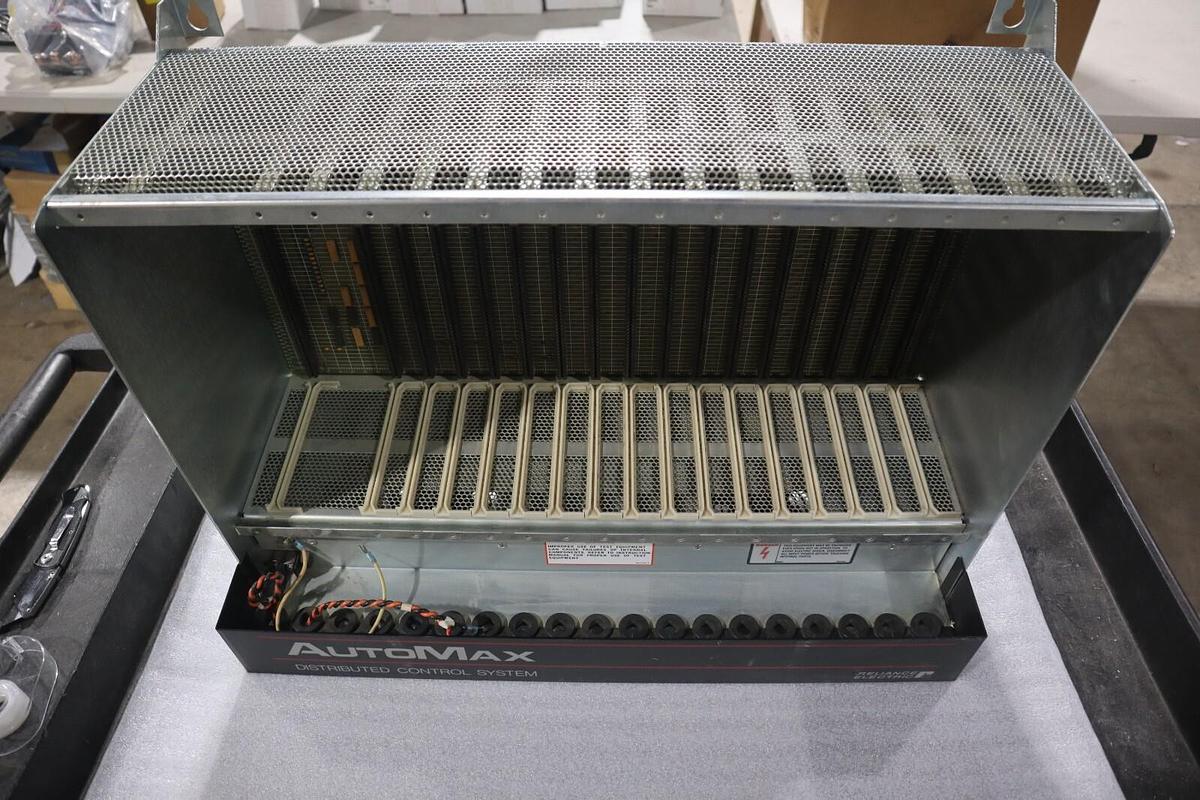 Used NEW Reliance Electric 57C331 Automax 16 Slot Rack 100/120v-ac STOCK G264