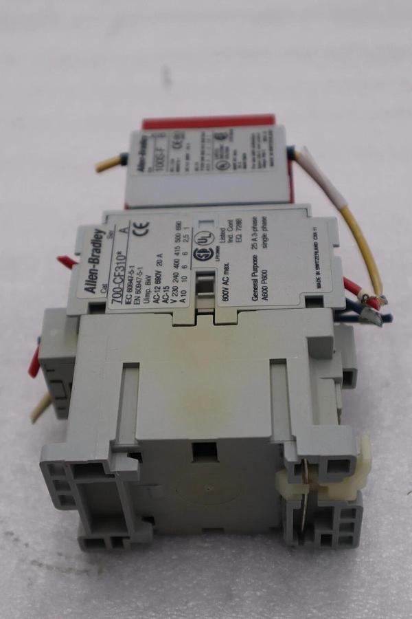 Used Allen-Bradley 700-CF310 SER A Used Safety Control Relay Contractor #L-482-C
