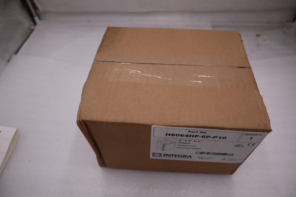 INTEGRA ENCLOSURES H8064HF-6P-P10 / H8064HF6PP10 (NEW IN BOX) STOCK H226