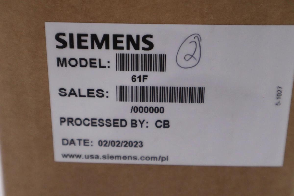 NEW SIEMENS 61F BOOSTER RELAY WITH BOX STOCK G318A