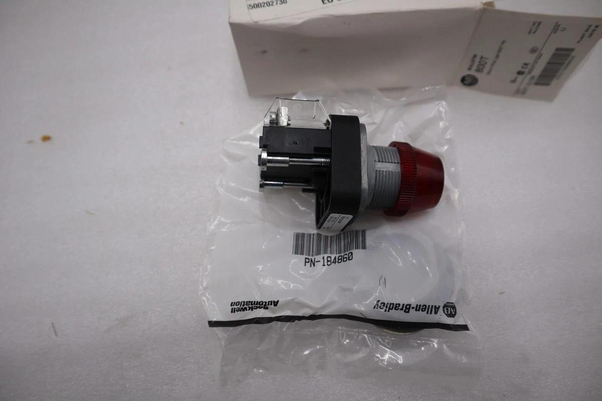 NEW OPEN BOX ALLEN BRADLEY AB Bulletin 800T-Q10R 30mm Pilot Light STOCK G590A