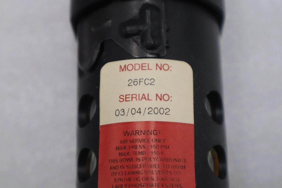 Used Coilhouse Pneumatics 26FC2 1/4" Integral Filter/Regulator Combo - STOCK GF233A