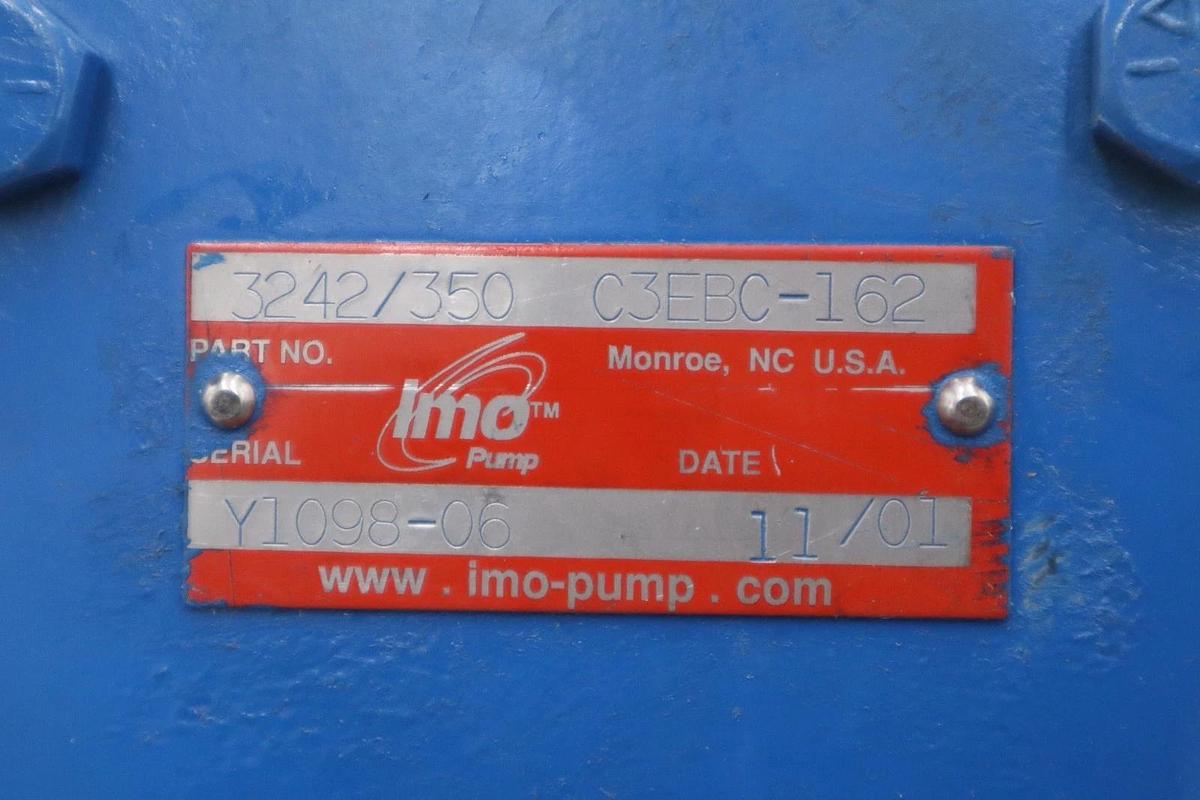 Used IMO C3EBC162 DISPLACEMENT SCREW PUMP - STOCK GF564