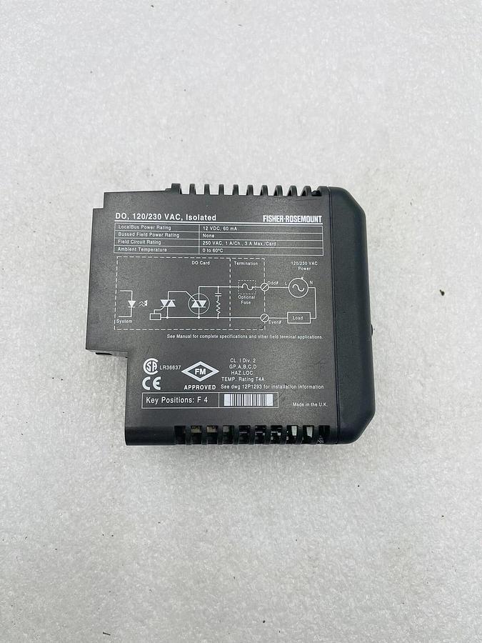 Used EMERSON DELTAV KJ3001X1-BH1 120/230VAC NSNP #K-2628