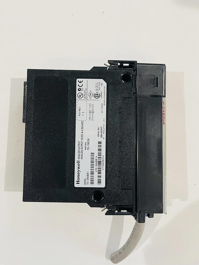 Used Honeywell TK-OAV081 Analog Output  FW Rev: 1.5 PLC #K-454