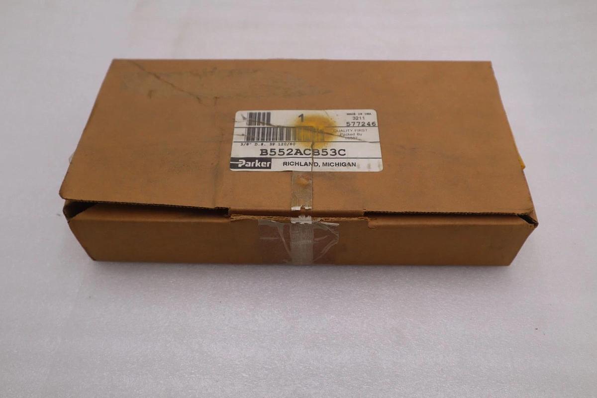 NEW OPEN BOX Parker B552ACB53C Pneumatic Solenoid Valve 150 PSI STK GF484A