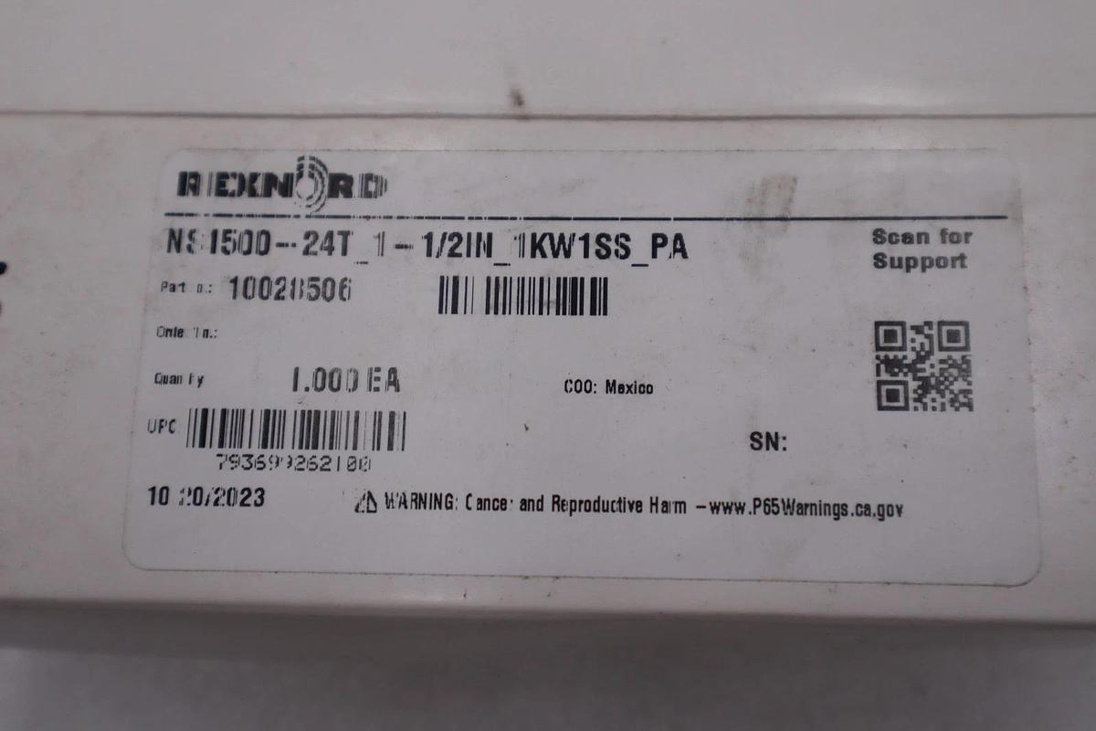Used NEW Rexnord NS1500-24T-1-1/2IN 1KW1SS PA  Thermoplastic Split Sprocket STK H1879