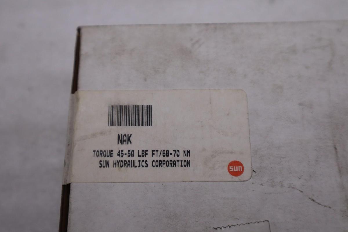 Sun Hydraulics Cartridge Valve Torque 45-50 LBF FT/60-70 NM - STOCK GF317A