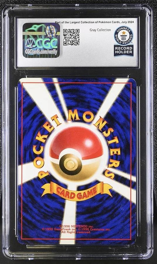 Used Ditto Pokémon 1997 Japanese The Mystery of the Fossils Holo WORLD RECORD CGC 1/1