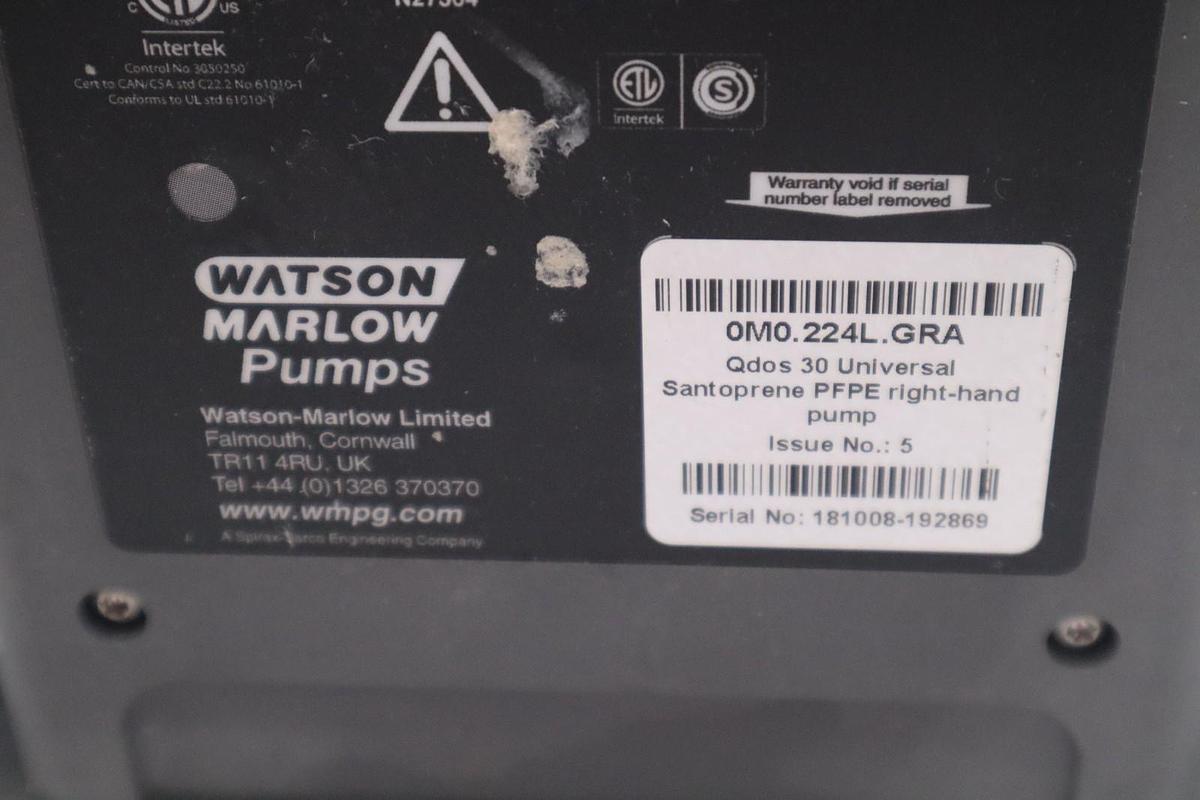 Used Watson Marlow 0M0.224L.GRA Qdos30 Metering Pump STOCK SGF-250