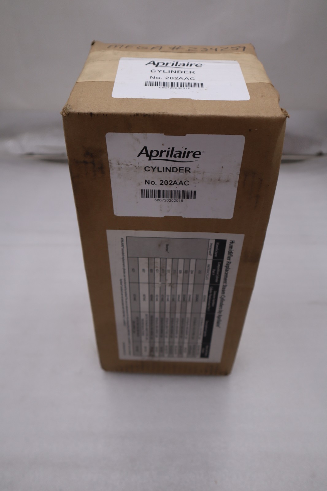 NEW APRILAIRE Replacement 202AAC Replacement Steam Cylinder STK GF1260