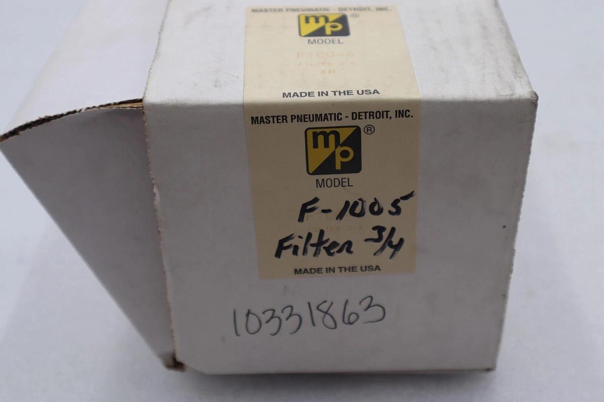 Used MASTER PNEUMATIC DETROIT F-1005 FILER 3/4 150 PSI STOCK #3037