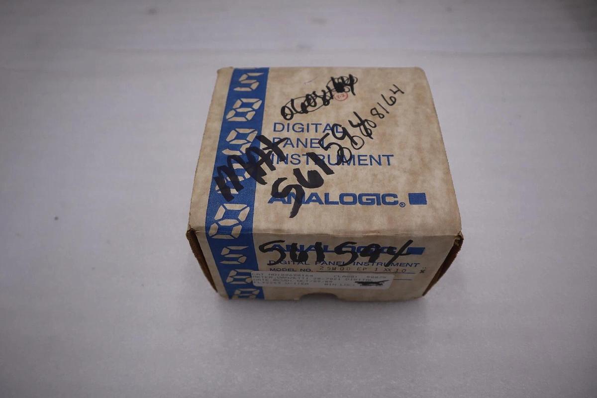 Used NEW ANALOGIC AN25M00-EP-1-XX-10-X /AN25M00EP1XX10X DIGITAL PANEL STOCK G472A