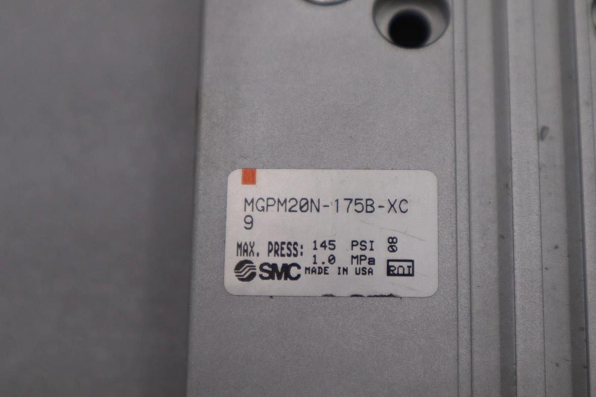 Refurbished SMC MGPM20N-175B-XC9 20MM MGP 145 PSI 1.0 MPa STOCK L-184-C