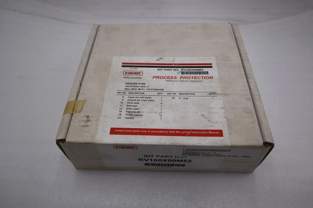 Used FISHER RV100X00M52 REPAIR KIT NSMP - STOCK GF258A