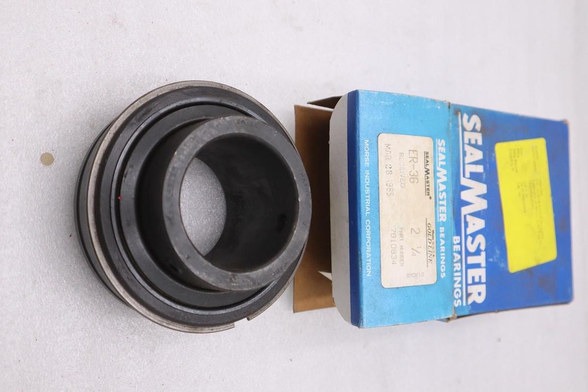 Used NEW OPEN BOX Sealmaster ER-36 2-1/4" Insert Bearing STK K-3238CC