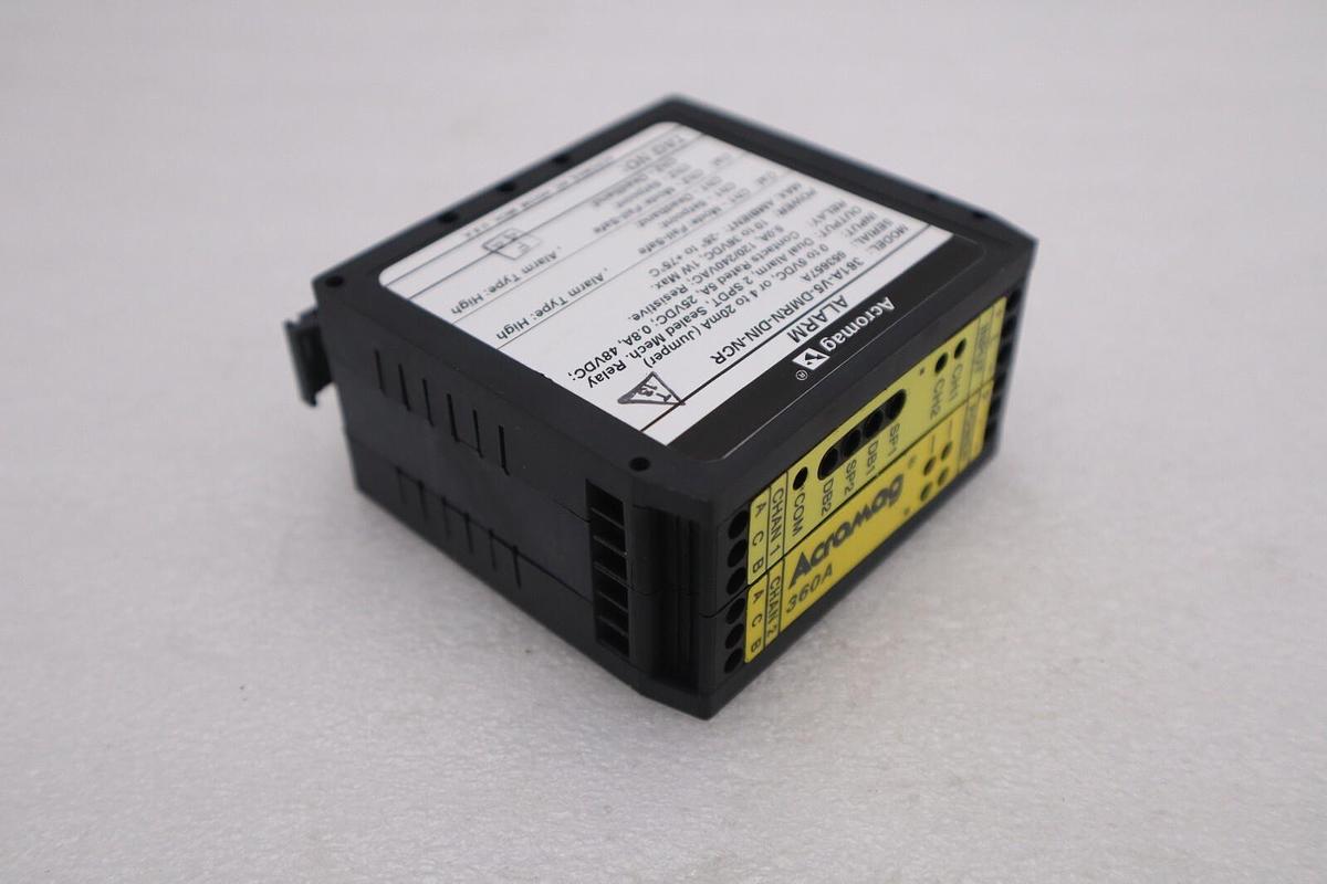 Used ACROMAG 361A-V1-DMRN-DIN-NCR ALARM NEW UNIT STOCK G886A