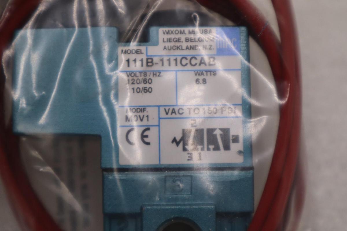 MAC VALVES INC 111B-111CCAB / 111B111CCAB - NEW IN BOX - STOCK K1633A