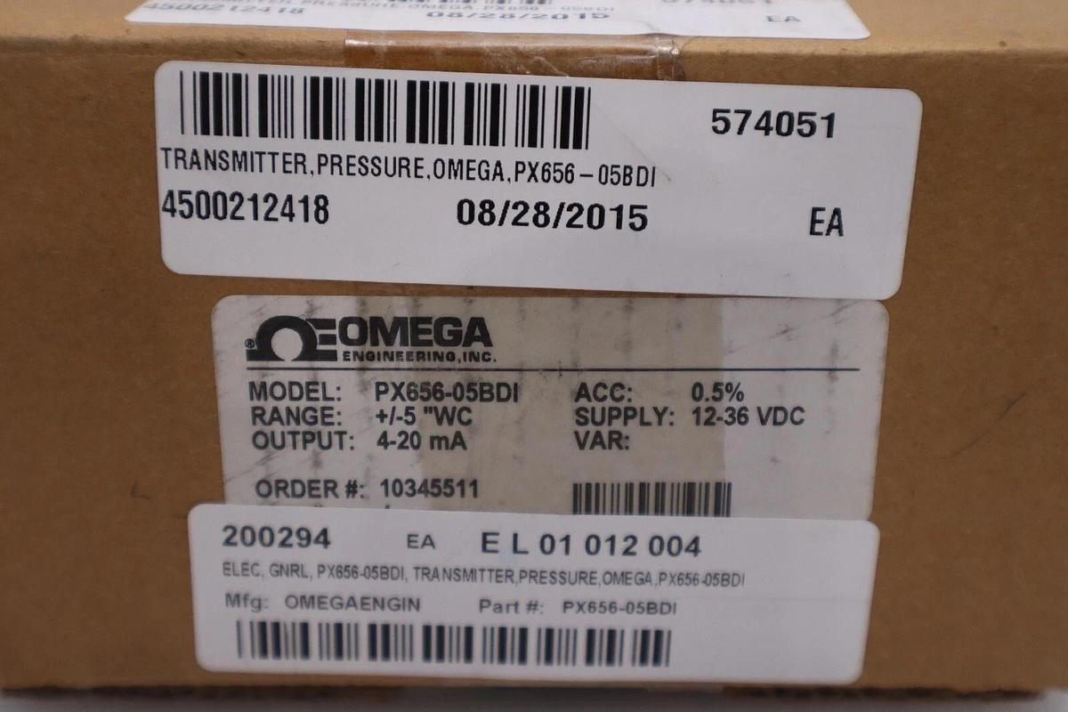 OMEGA ENGINEERING PX656-05BDI / PX65605BDI (BRAND NEW) STOCK G310A