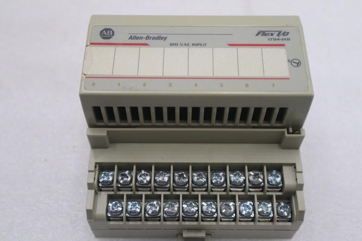 Used Allen Bradley 1794-IA8 1794-1A8 1794-IAB 1794-TBN Flex I/O Input Module #2203-A