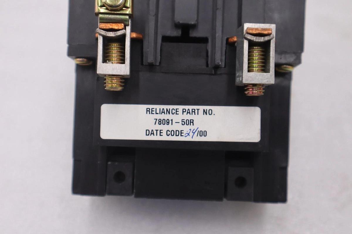 78091-50R Ward RELIANCE Electric 75 AMP 3-Pole 120VAC Contactor Relay STK GF1387