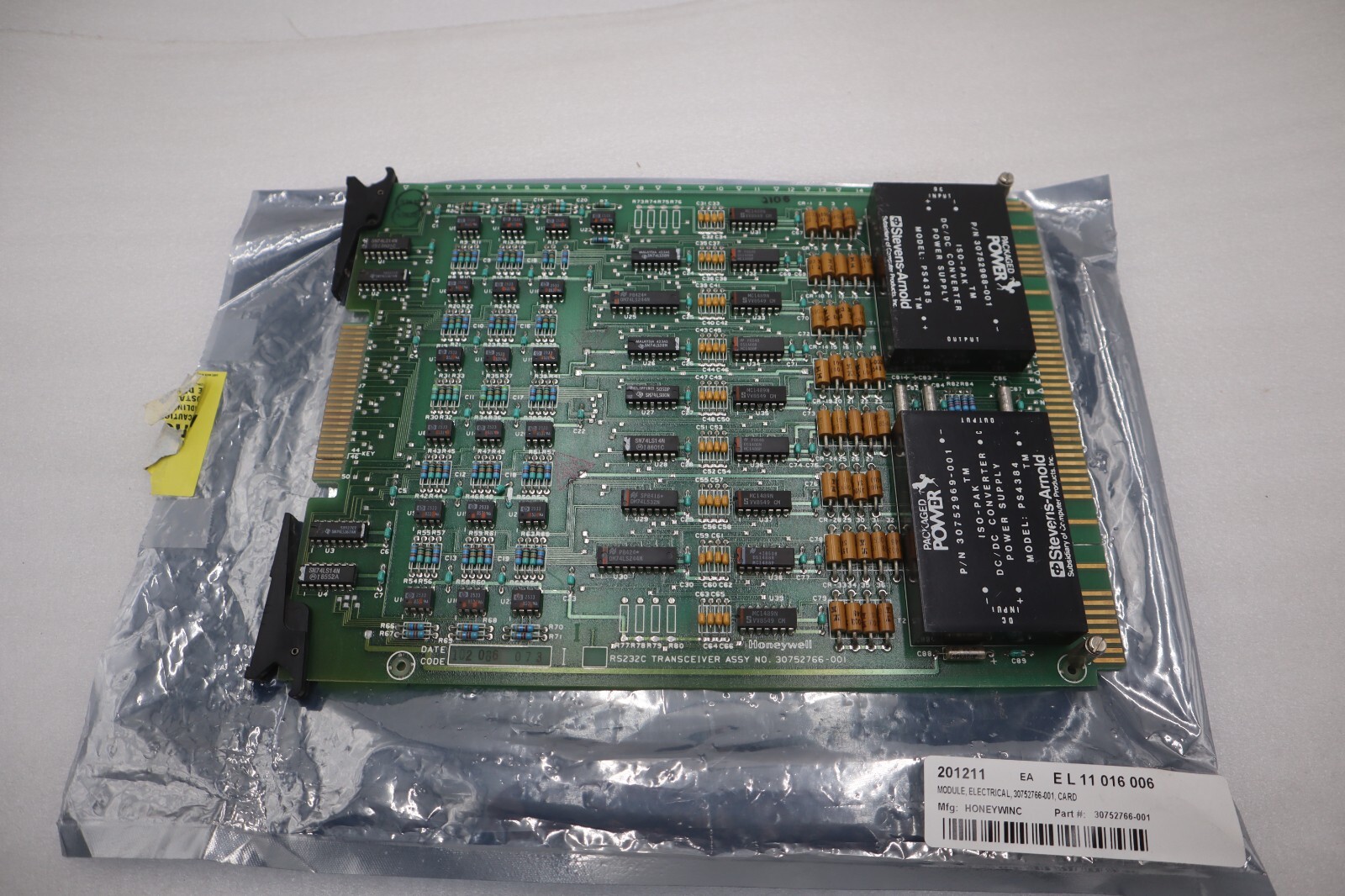 NEW IN BOX HONEYWELL 30752766-001 TRANSCEIVER BOARD STOCK G208