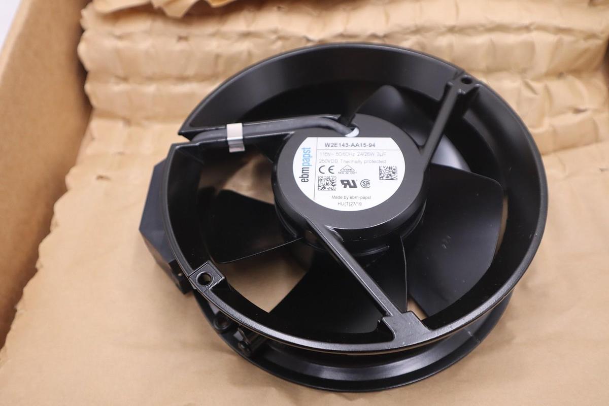 EBMPAPST W2E143-AA15-94 115V 50/60Hz 24/26W LONG LIFE FAN AXIAL - STOCK SGF214