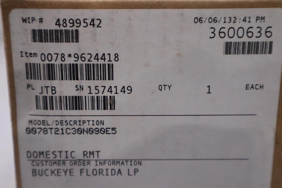 ROSEMOUNT 0078T21C30N090E5 EMERSON TEMPETURE SENSOR STOCK #G-371