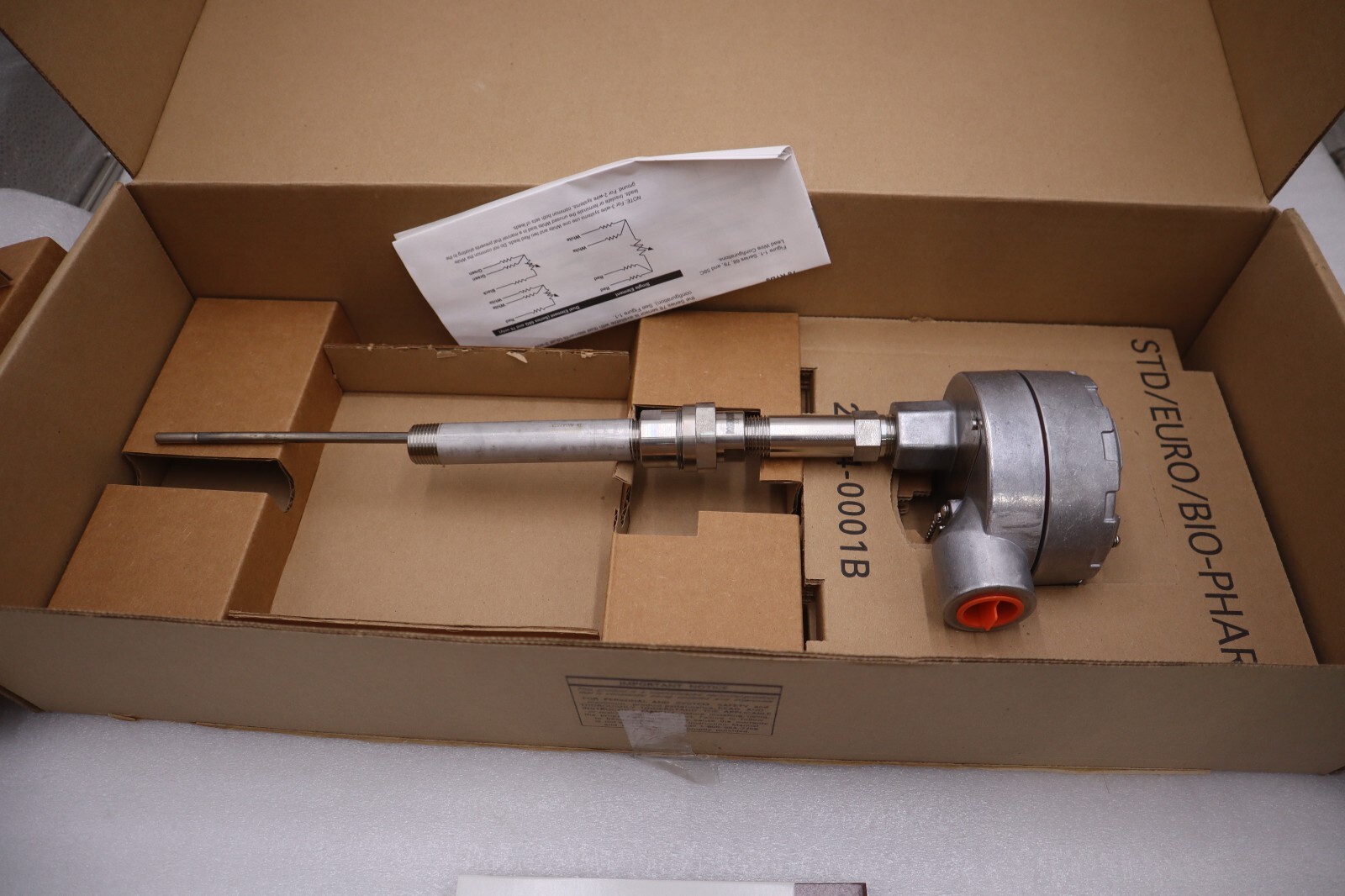Used ROSEMOUNT 0068N21C30N080 TEMPERATURE SENSOR 1428232 STOCK #G-131A