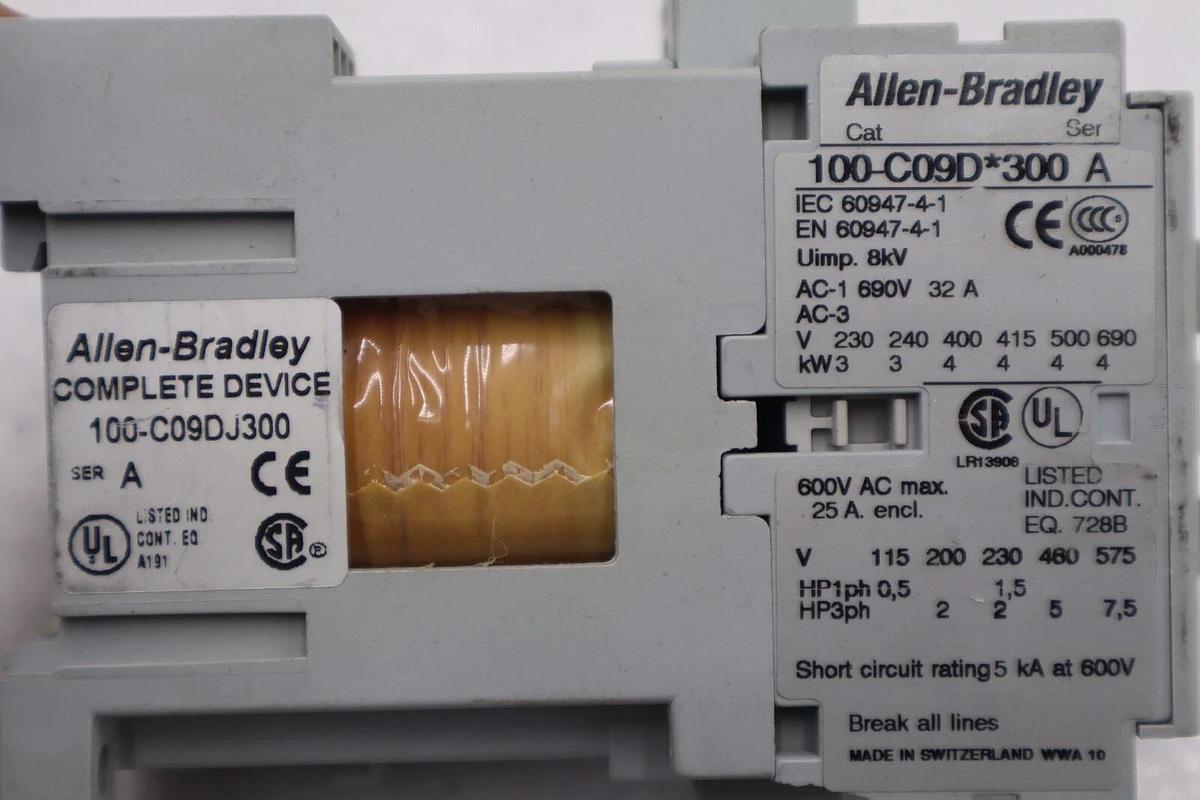 Used Allen Bradley 100-C09DJ300/100-C09D*300 DRIVES STOCK #L-483-C