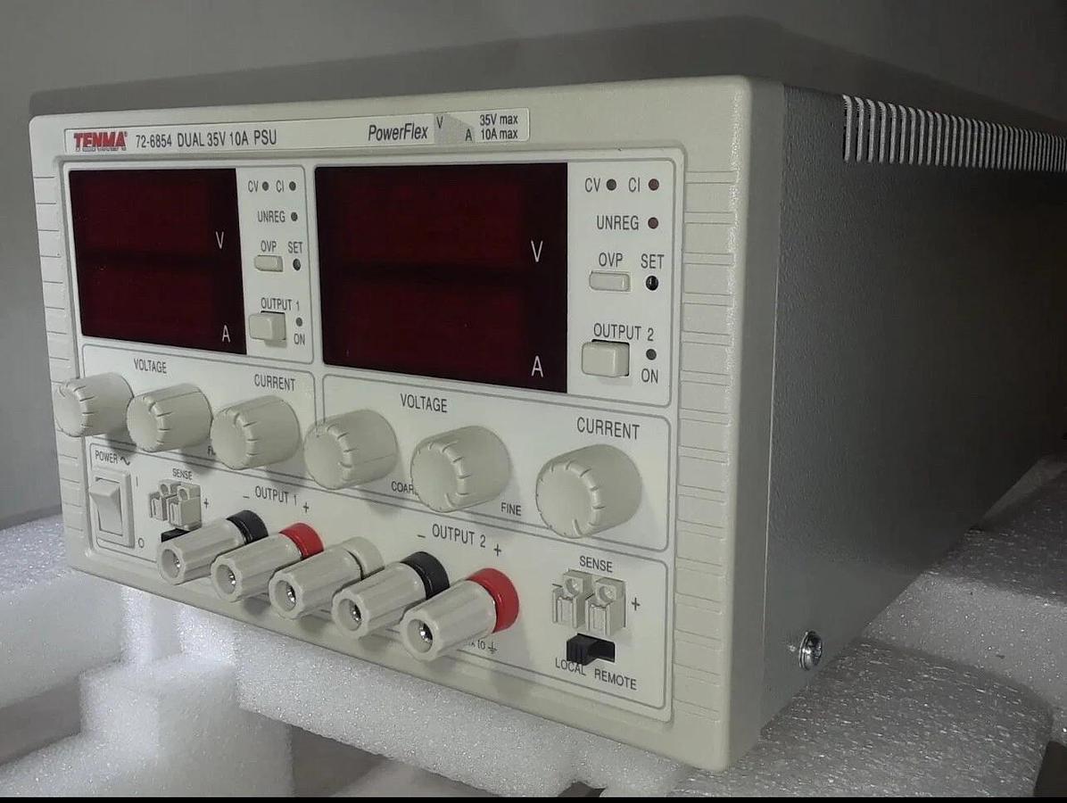 Used New Tenma 72-6854 PowerFlex Dual Output 35V 10A Power Supply Stock 4464