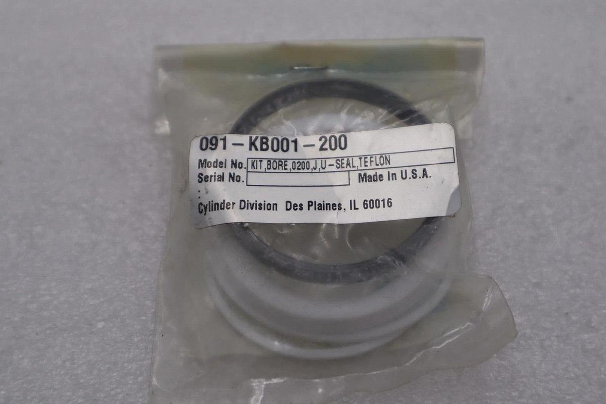 Miller MLR-091-KB001-200 Series J Cylinder Kit Bore U-Seal Teflon #K-3881