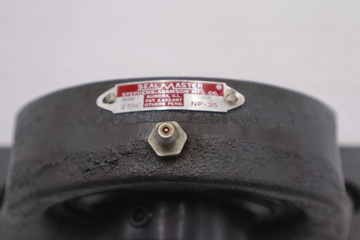NEW OPEN BOX SEALMASTER NP-35 PILLOW BLOCK BEARING BORE: 2-3/16" STOCK 2152-A