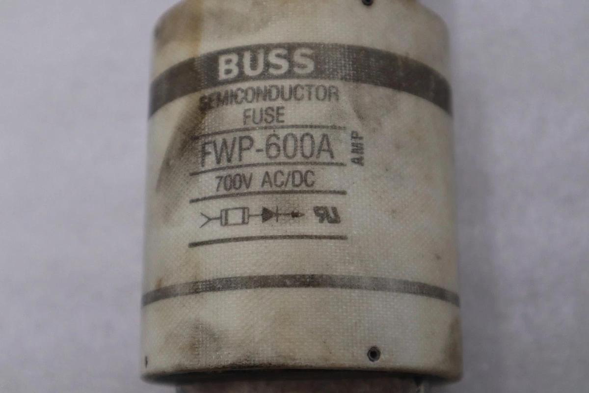 Bussmann FWP-600A 600Amp FWP 700V High-Speed Fuse - STOCK 5843A