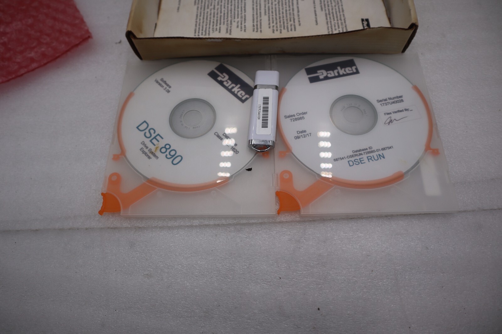 PARKER 8906/DSERUN/00 PROJECT RUNTIME TOOL CMR-CH-SOFTWARE-CHARLOTTE-MISC #5685A
